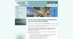 Desktop Screenshot of goveval.com